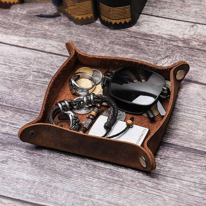 Small Valet Tray - Coffee Brown