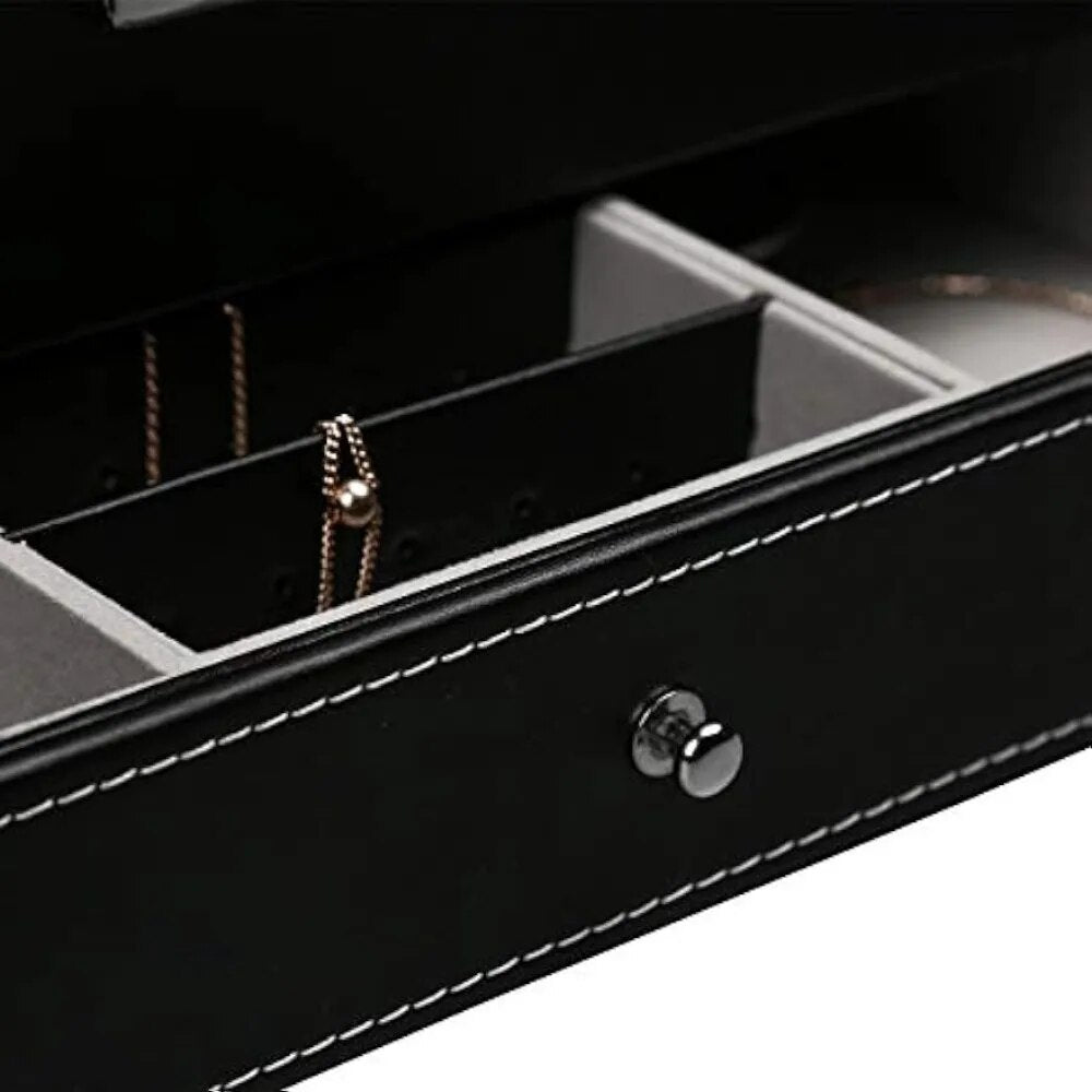 12-Slot Lockable Watch Box for Secure Storage – Perfect for Watch Collectors