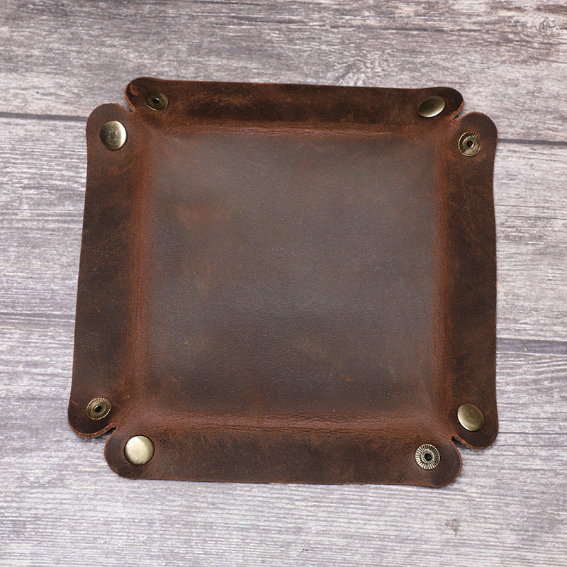 Small Valet Tray - Coffee Brown