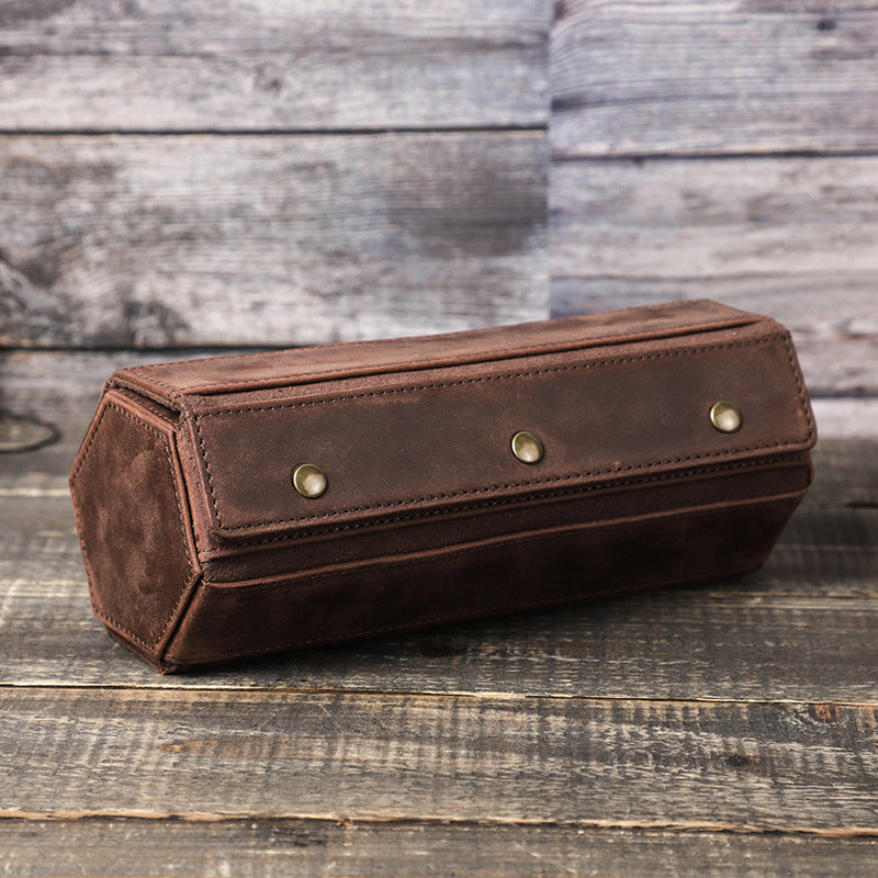 Brown Horse Leather Watch Roll