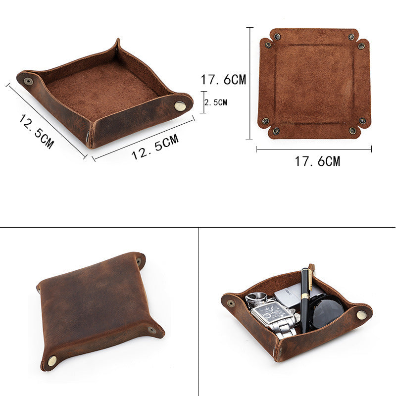 Small Valet Tray - Coffee Brown