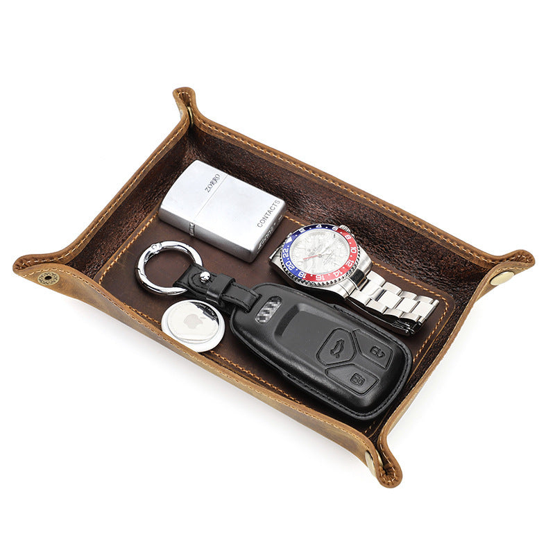 Horse Leather Valet Tray